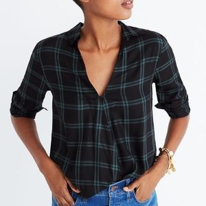 Madewell Wrap Front Top